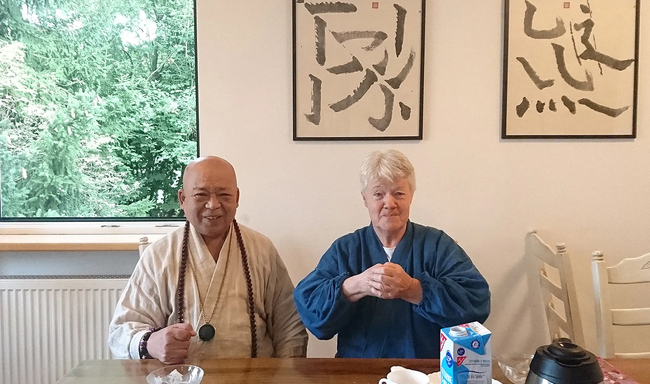 Hozumi Gensho Roshi und Osatsu Margot Bertrang